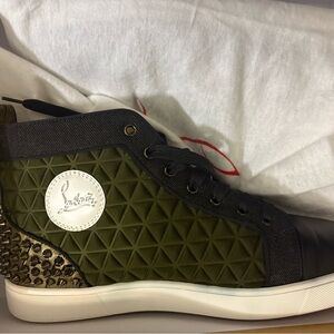Christian Louboutin Lou Spikes III Multi-Color Sneakers